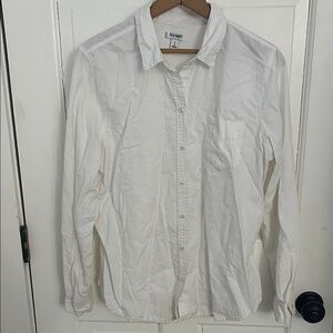 Old Navy Men's Crisp White Button Down Shirt
